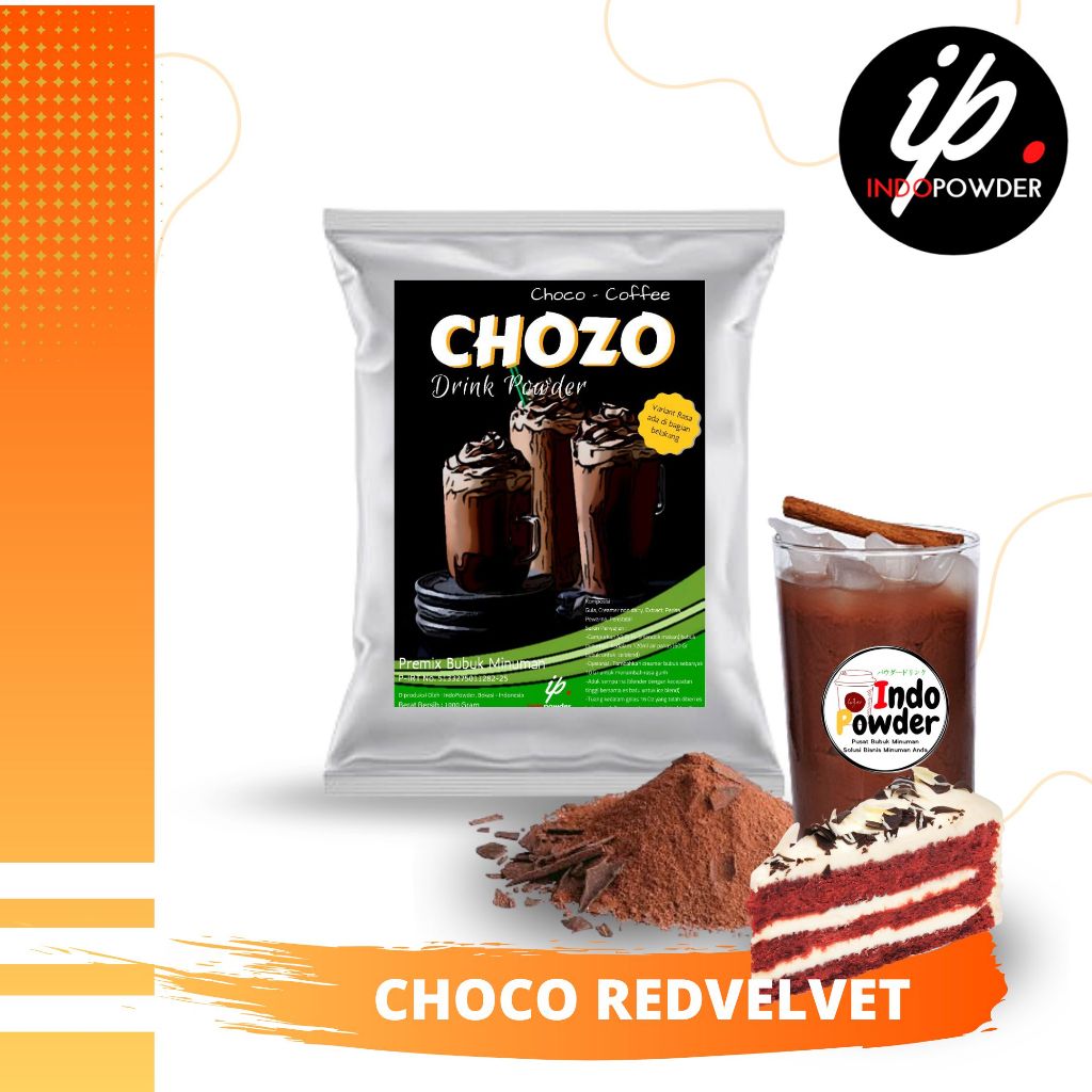 

COKLAT REDVELVET Powder 1 Kg I Bubuk Minuman CHOCO RED VELVET 1 Kg I COKLAT Powder 1 Kg