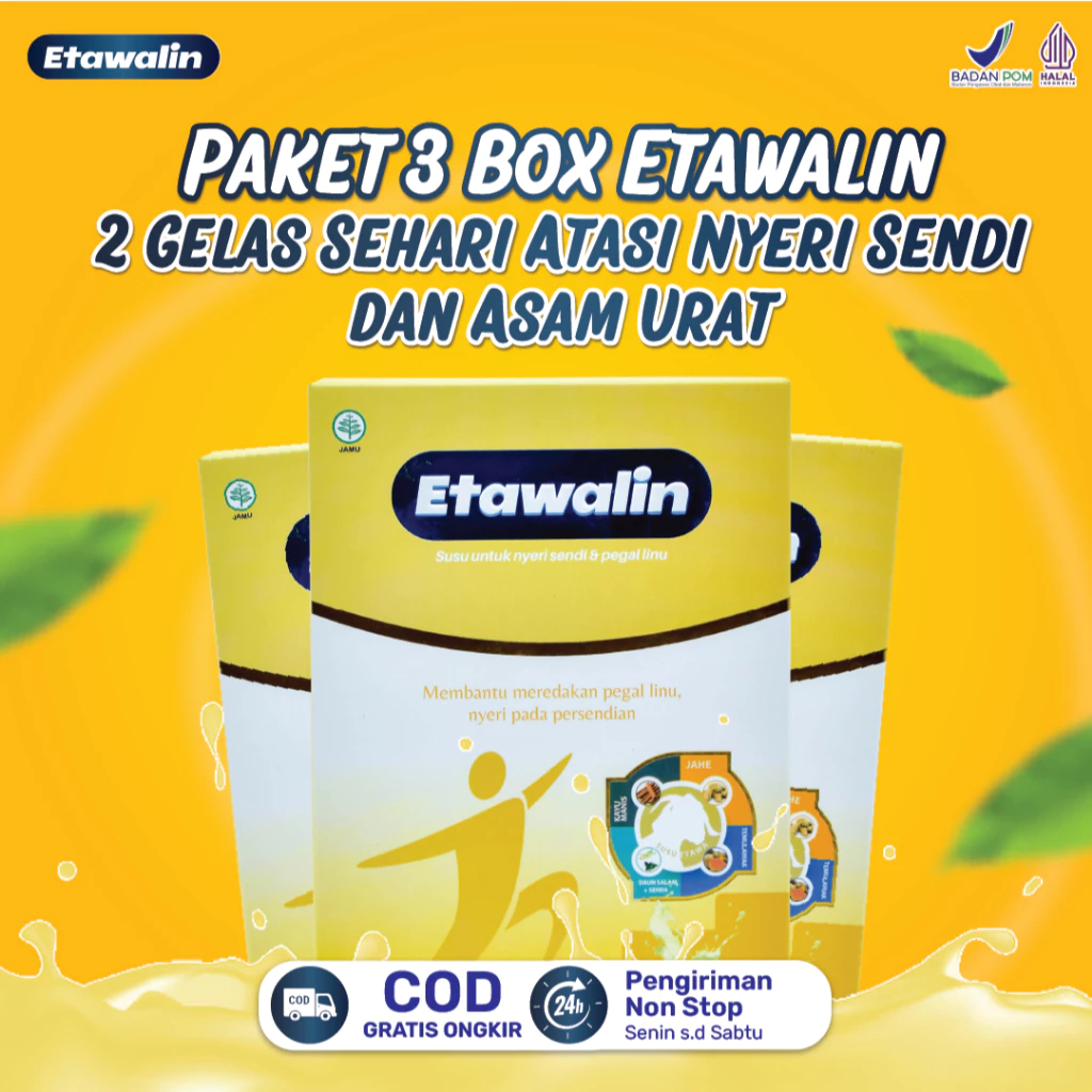 

PROMO SEHAT!!! (3 BOX) Susu Kambing Etawalin Asli Original Atasi Nyeri Sendi dan Tulang
