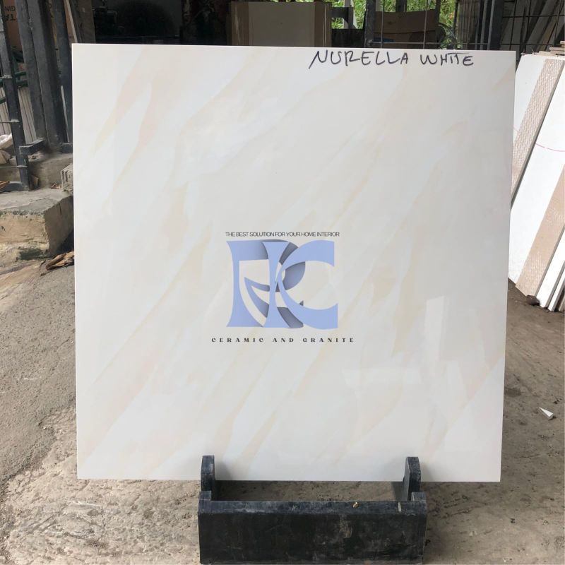 granit lantai 60x60 nurella white| indogress | glossy