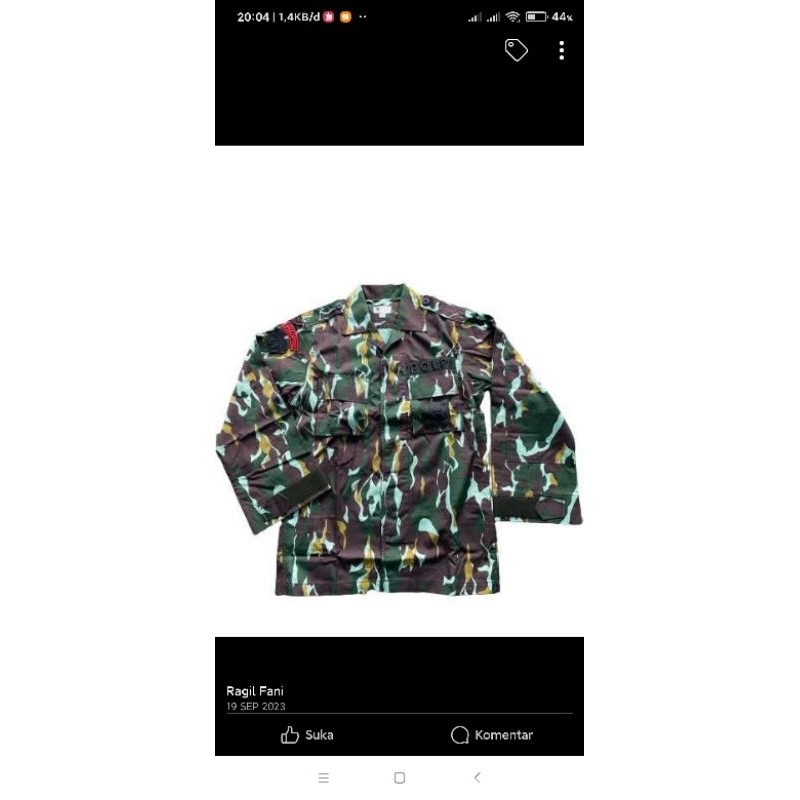 baju pdl brimob