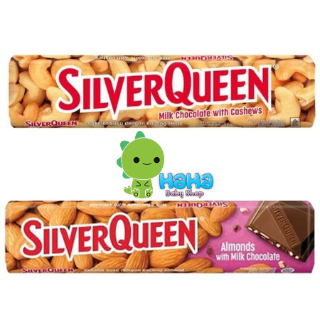 

Silverqueen Coklat Almond Cashew 55Gram MILK CHOCOLATE Silver Queen ED 2026