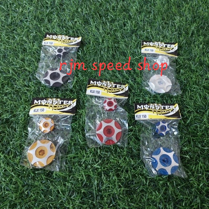 Tutup coin magnit kalter klx 150 almunium warna lengkap