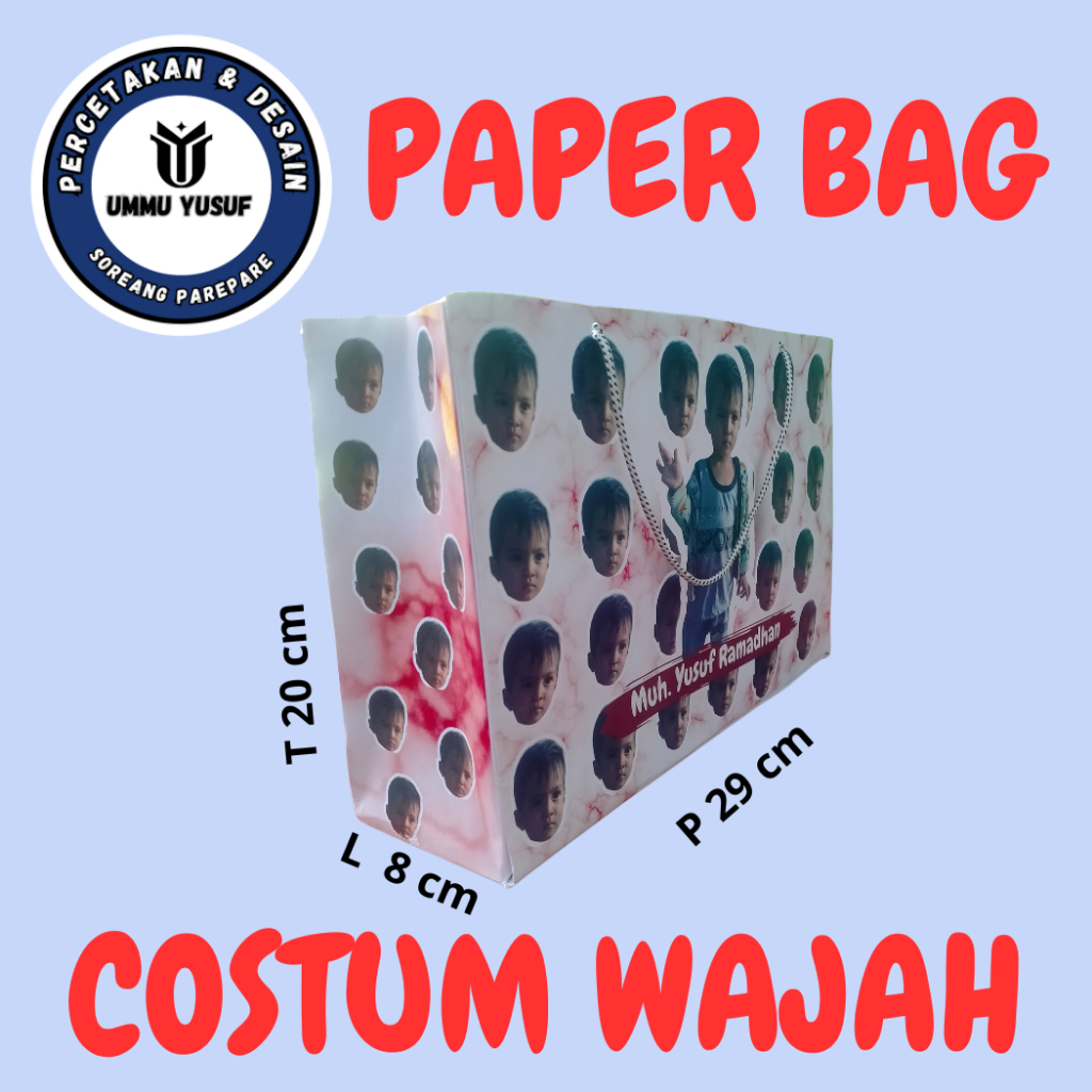 

Paper Bag Costum Foto PaperBagg Ulang Tahun PaperBag bridesmaid