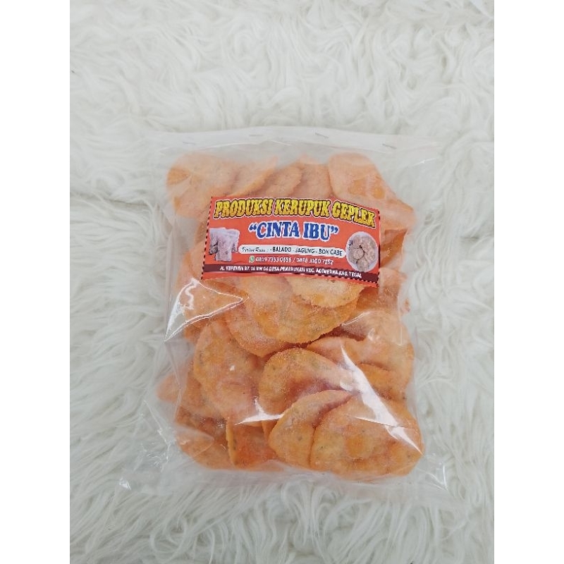 

KERUPUK GAPLEK CINTA IBU KHAS TEGAL 250gr VARIAN RASA