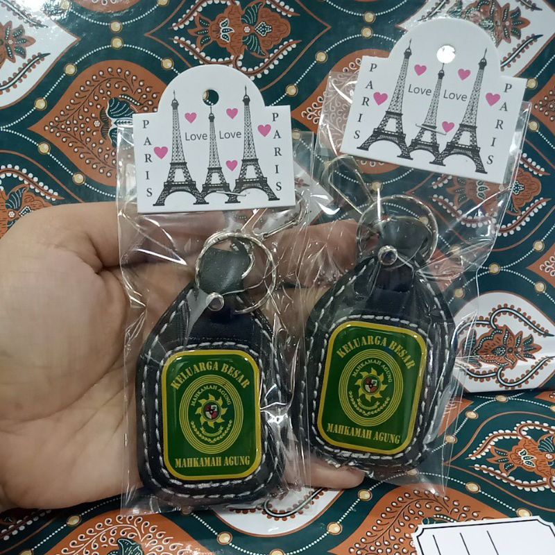 gantungan kunci  kulit MAHKAMAH AGUNG