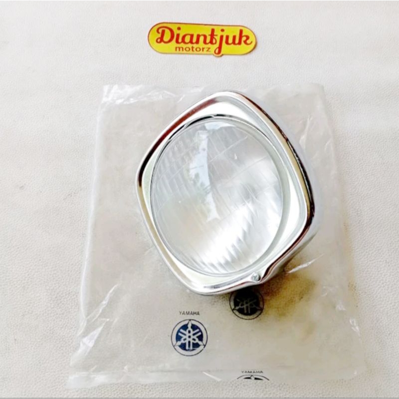 Headlamp Reflektor Lampu Depan Assy Yamaha V75 V 75 NOS
