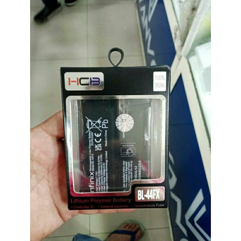 baterai infinix bl 44fx note 12vip x672 note 12 vip 44 fx original 100%