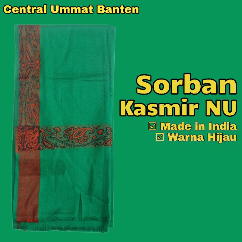 Sorban Kasmir Hijau ala Kyai NU
