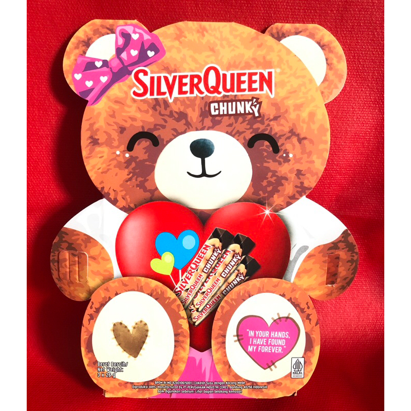 

Silverqueen Chunky Bear Valentine’s Day