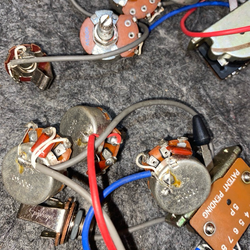 Wiring set gitar model Prs atau epipon