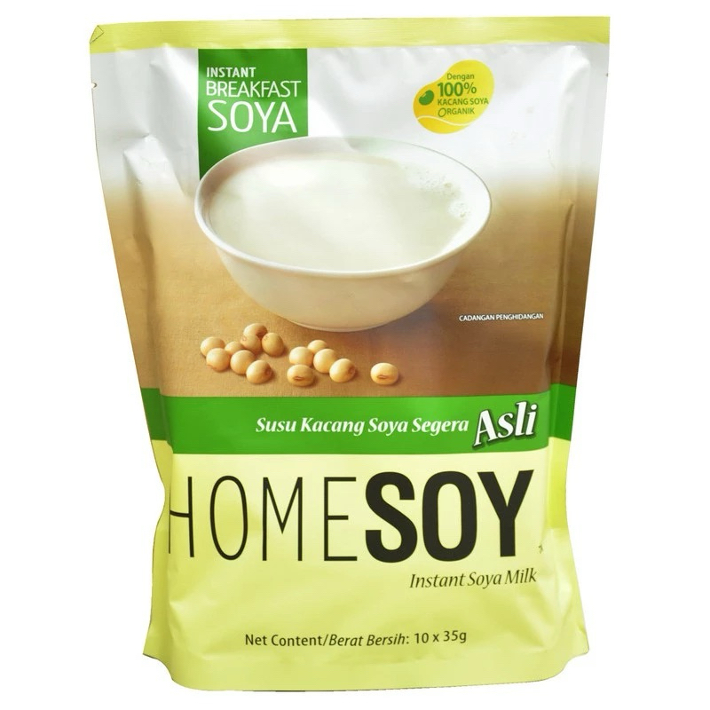 

HOMESOY Instant Soya Milk Asli (10 sachet) Import Malaysia