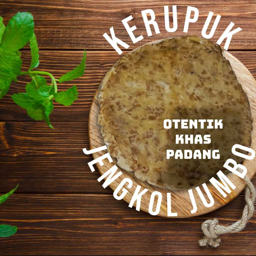 

kerupuk jengkol jumbo khas padang kemasan 1kg makanan kerupuk camilan kering kerupuk jengkol