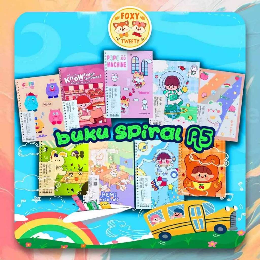 

(Live) BUKU SPIRAL A5 WZ6525