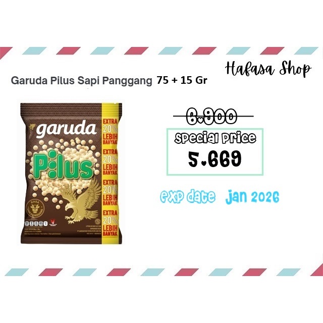 

Garuda Pilus Sapi Panggang 75+15 gram