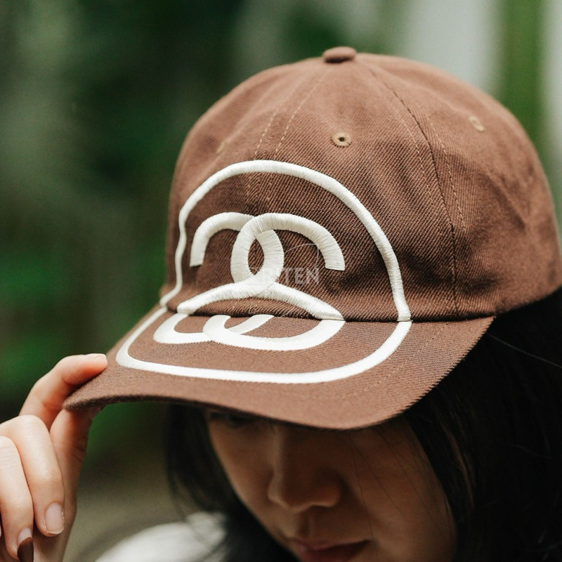 Stussy Big Link Low Pro Cap Brown Original / Topi Stussy Authentic