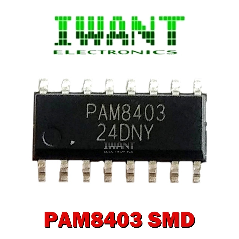 PAM8403 SMD IC PAM8403IC FILTERLESS 3W CLASS-D STEREO AUDIO AMPLIFIER
