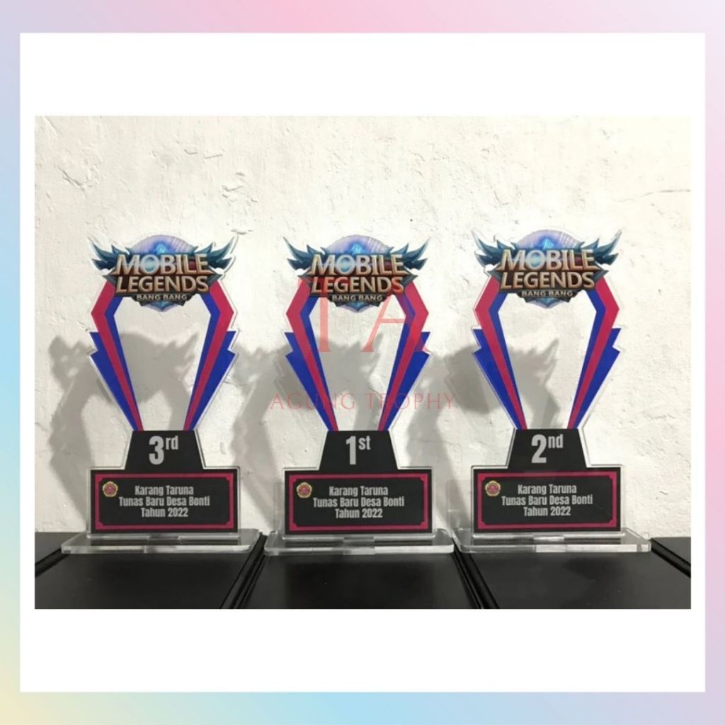 Piala Mobile Legend Akrilik Custom