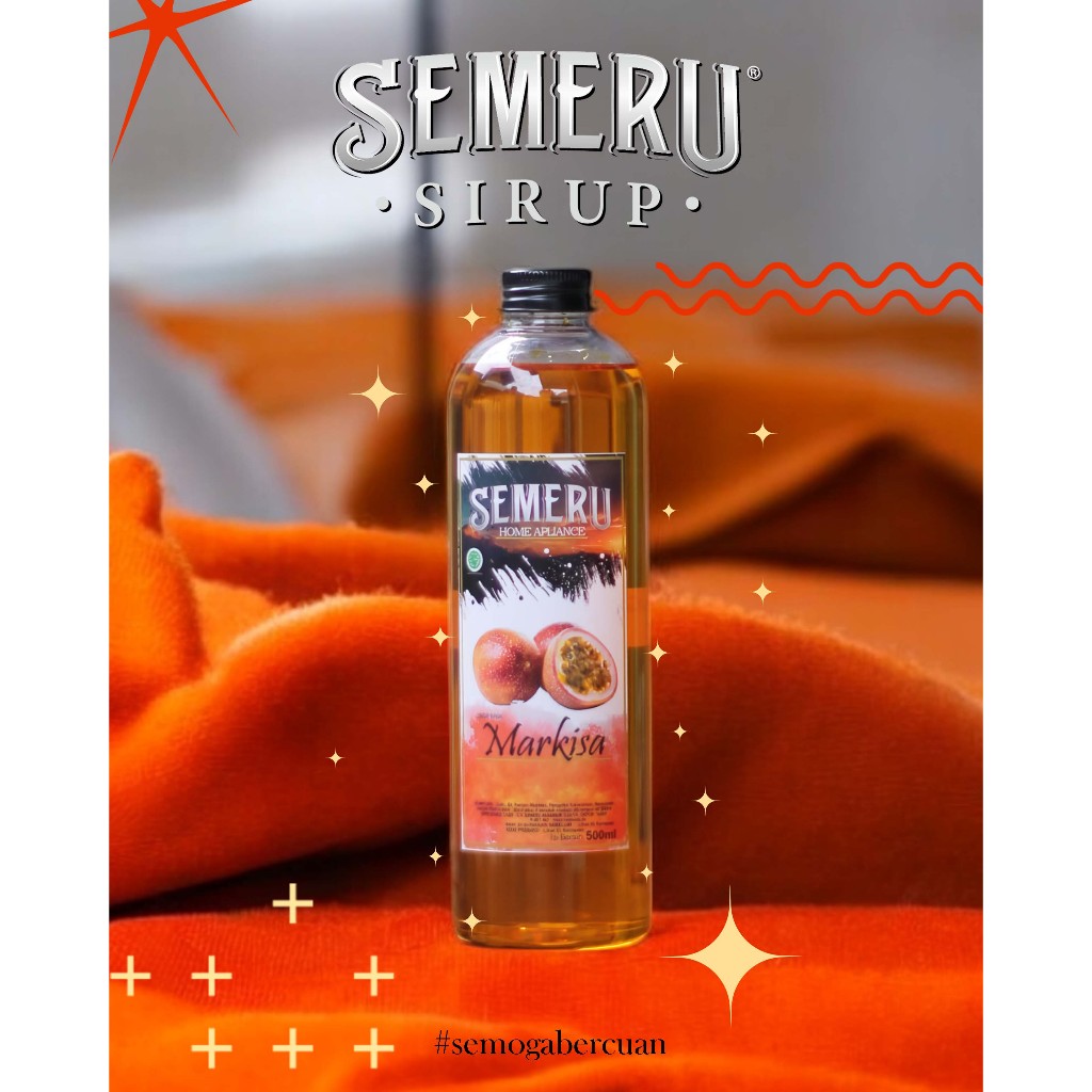 

Semeru Home Appliance Syrup Markisa 500ml | Semeru Sirup Perasa Minuman Markisa 500ml