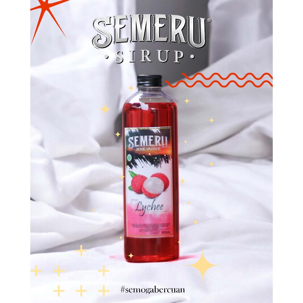 

Semeru Home Appliance Syrup Lychee 500ml | Semeru Sirup Perasa Minuman Lychee 500ml