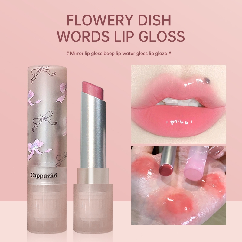 COD-CAPPUVINI Lip Gloss /Lip GlossWater Gloss / Lip Gloss  Moisturizing
