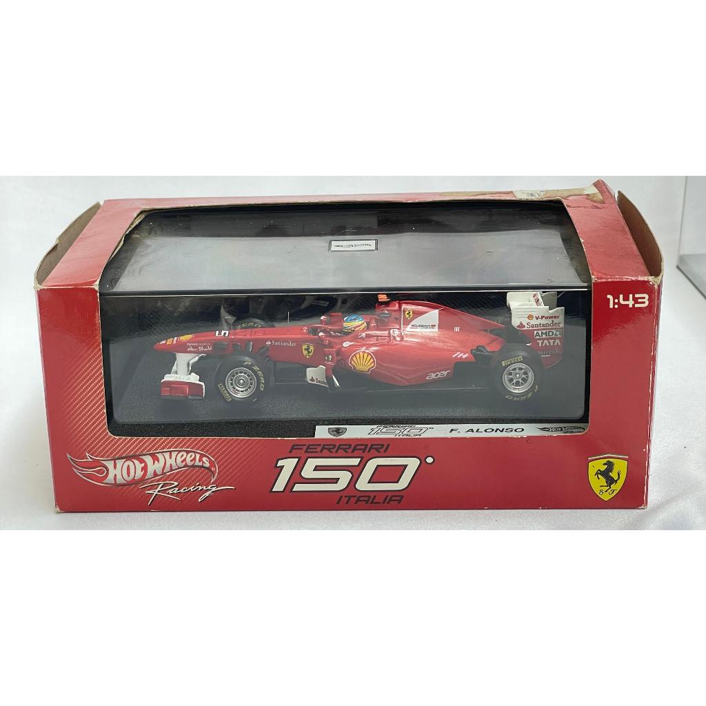 [PRELOVED] HOTWHEELS Racing Fernando Alonso Ferrari Italia 150 Scale 1:43 | hot wheels barang prelov