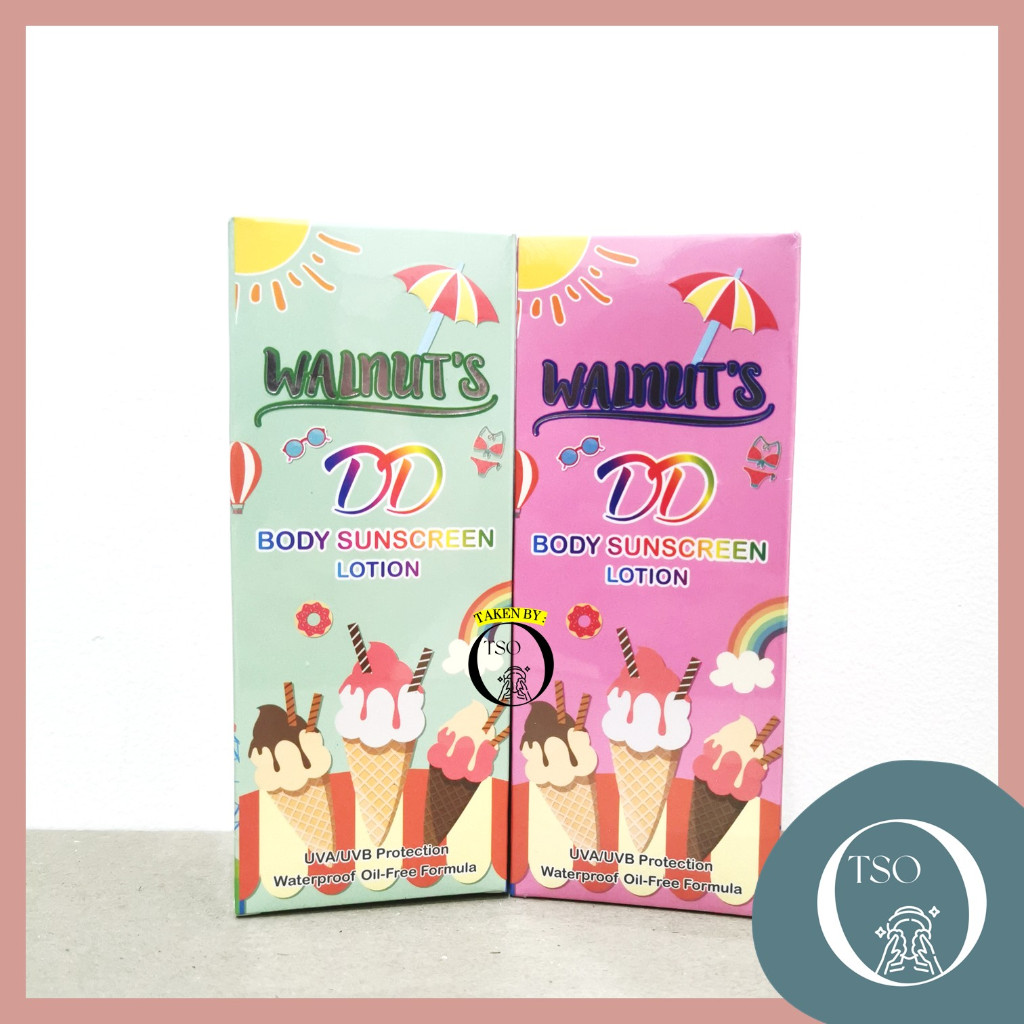 [ DD WALNUT BODY SUNSCREEN LOTION SPF50 PA+++ ] TABIR SURYA ORIGINAL THAILAND 135ml
