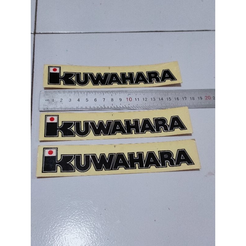 Sticker decal sepeda Kuwahara NOS old school bmx osbmx mtb roadbike commuterbike balap frame