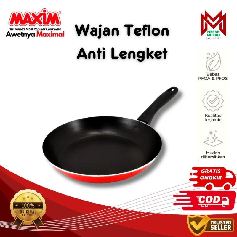Wajan Teflon 24 Maxim Anti Lengket ASLI