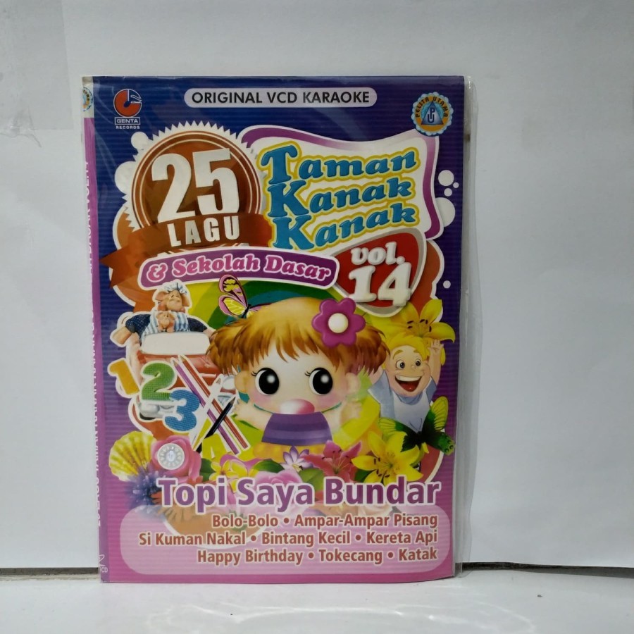 VCD Original 25 Lagu Taman Kanak-Kanak & Sekolah Dasar Vol.14