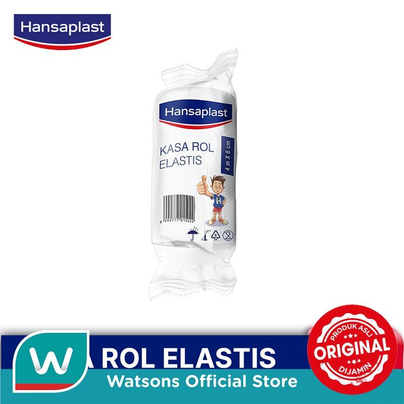 Hansaplast Kasa Rol Elastis 4m x 6cm - Perban Elastis untuk Luka