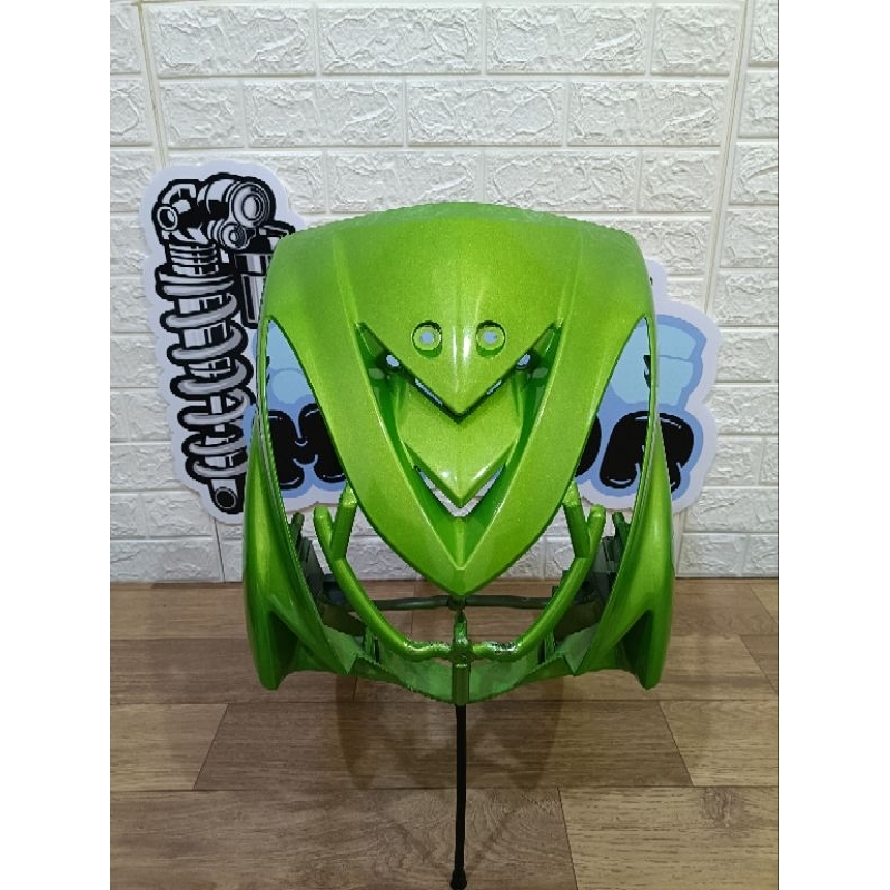 PANEL TAMENG DADA DEPAN BODY DEPAN DASI DEPAN MIO SOUL LAMA KARBU HIJAU 2007 2008 2009 2010 2011 201