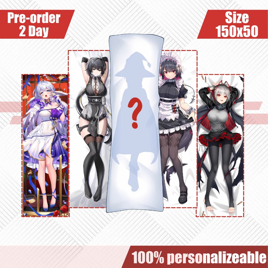 Dakimakura Custom Waifu/Husbando Anime (Cover Only)