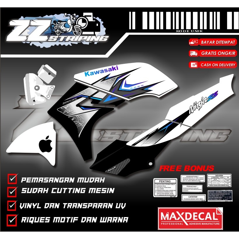 STRIPING, kawasaki motor NINJA SS (BISA REQUEST)