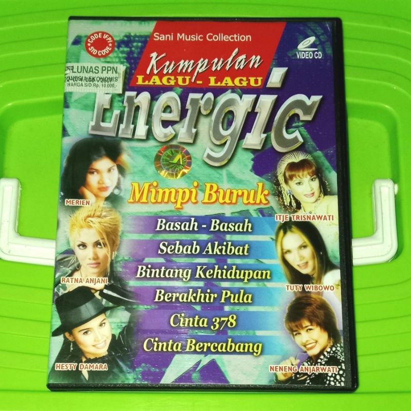 VCD Kumpulan Lagu Lagu Energic Tuty Wibowo Hesty Damara Itje Trisnawati Merien Amry Palu Ratna Anjan