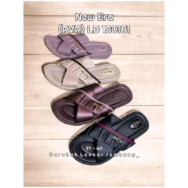 A45_sandal slop karet New Era Sendal Wanita Jelly Shoes