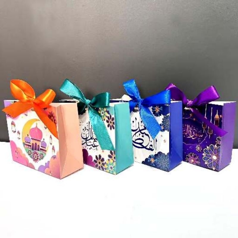 

Satuan- Box Kado Mini / Box Packaging Gift Permen Cookies edisi Lebaran Idul Fitri/ Tas Kado Souvenir Goodiebag Lebaran