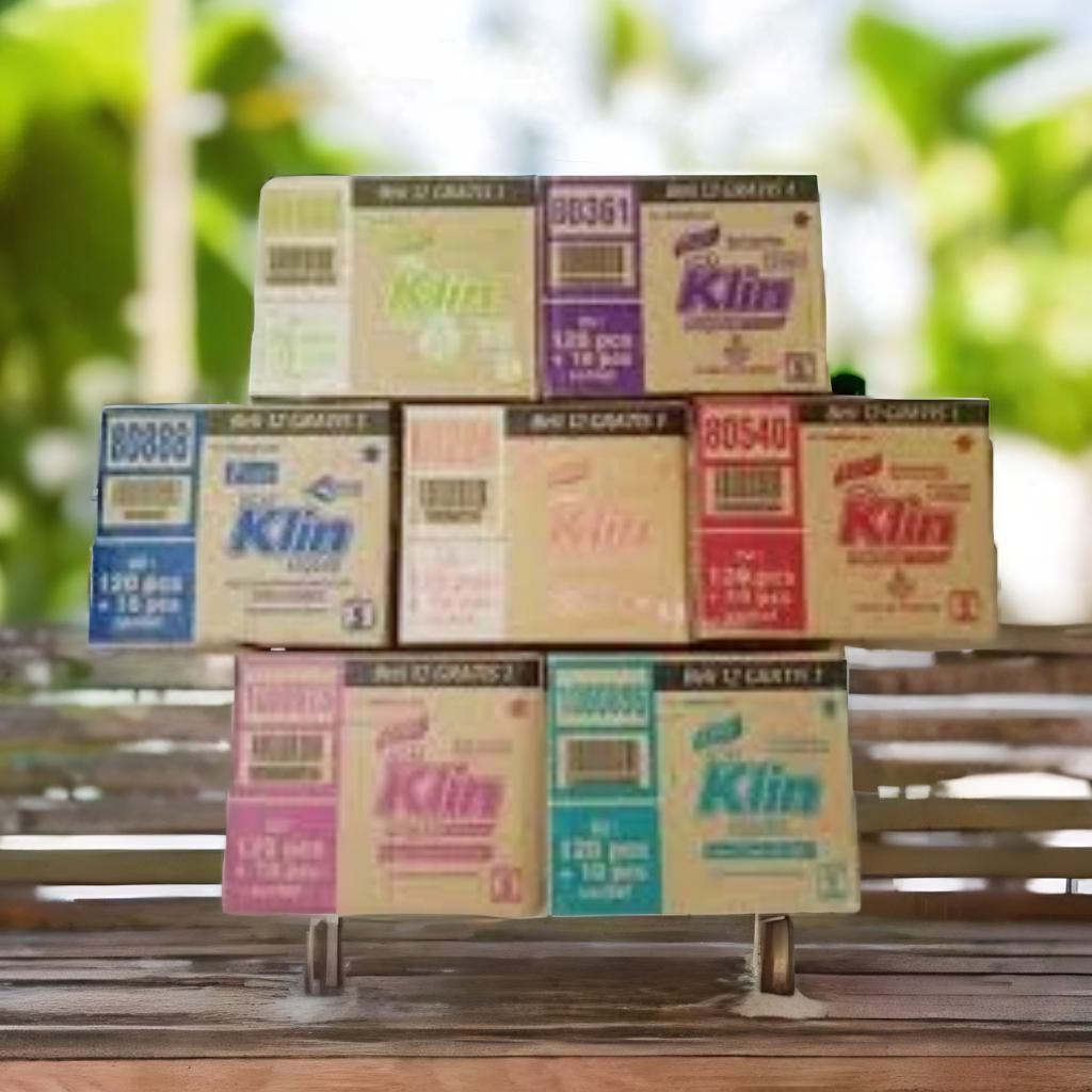 Soklin Liquid Cair 1 Dus Detergent Murah Kemasan Renceng 120 Sachet - Kemasan Dus Ori - Soklin Deter