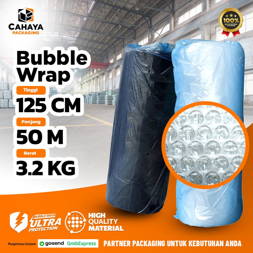 

Cahaya Packaging - Bubble Wrap 3.2Kg - Kuat Murah & Bagus