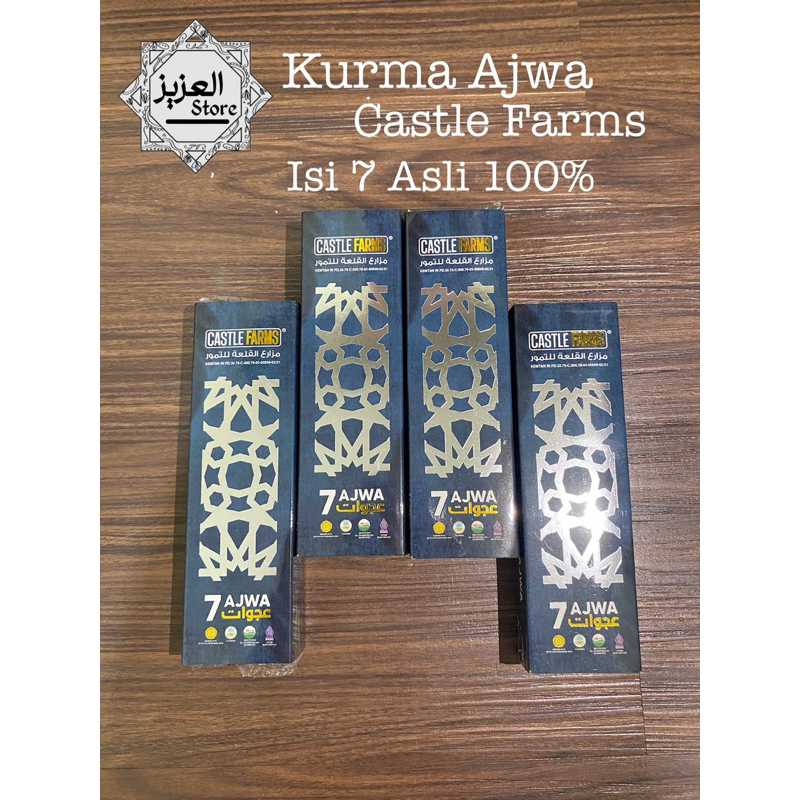 

Kurma Ajwa Premium (Castle Farms) Asli 100%