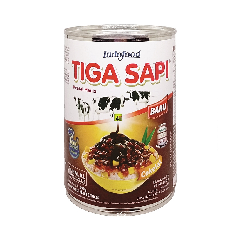 

SUSU TIGA SAPI KALENG 490GR COKLAT DUS ( 48 KALENG )