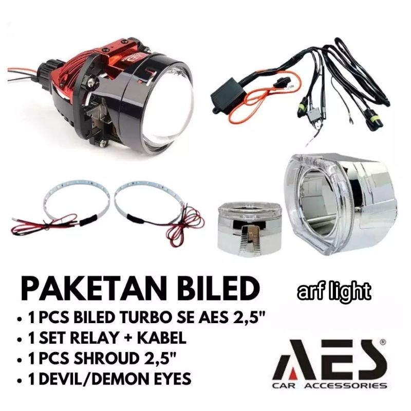 BILED AES WST 2.5 INCI PROJECTOR BLUELENS AES | PROJECTOR MERK AES