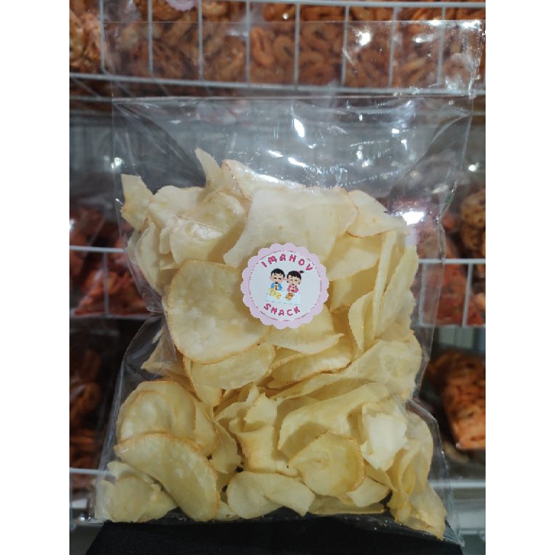 

KERIPIK SINGKONG gurih asin 250gr | 500gr