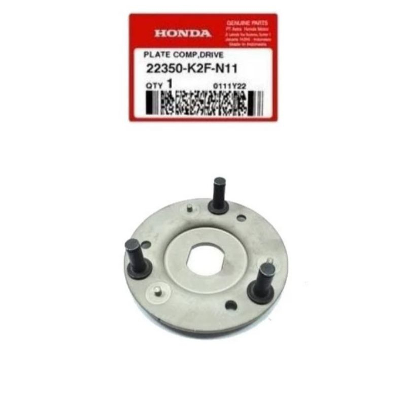 Plate Comp Drive Dudukan Kampas Ganda Scoopy eSP K93 K2F K16G BeatK1A Deluxe 22350K2FN11