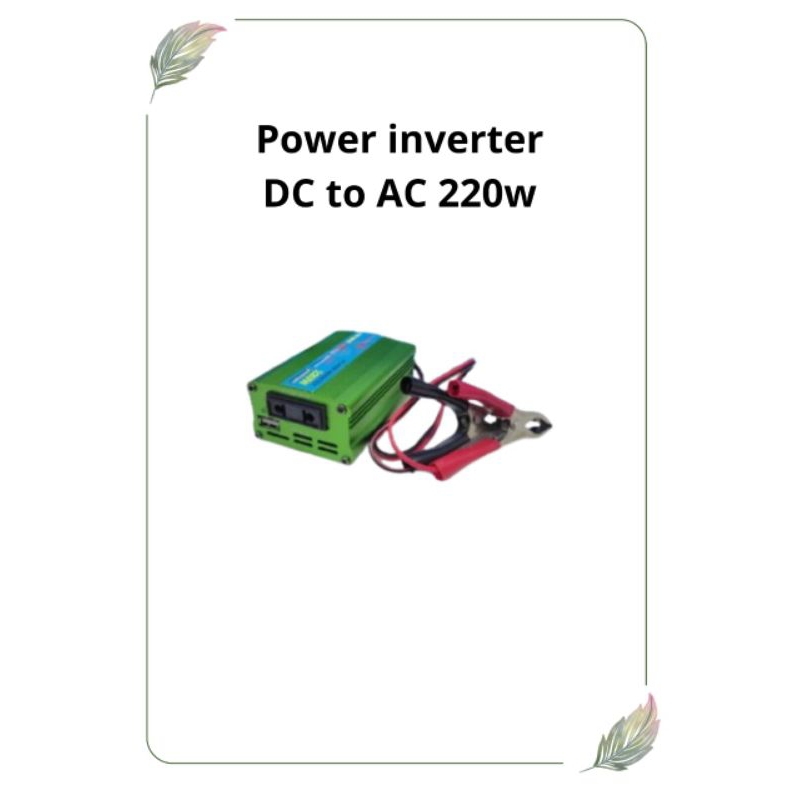 Power Inverter DC ke AC 220W