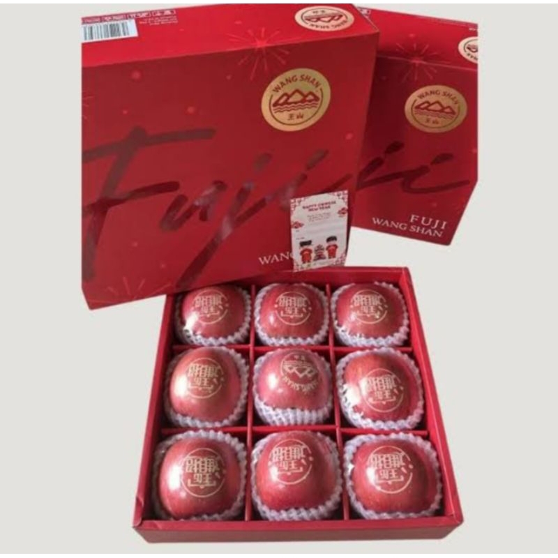 

Buah Apel Fuji Whangsan Tato Gift pack isi 9