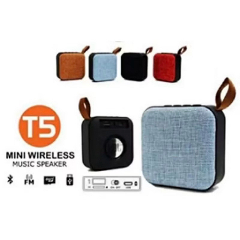 Speaker T5 Musik Box Music Mp3 Player Bluetooth Portable Speaker Wireless T5