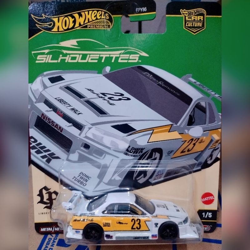Hot Wheels Premium Silhouette Nissan Skyline LB ER-34