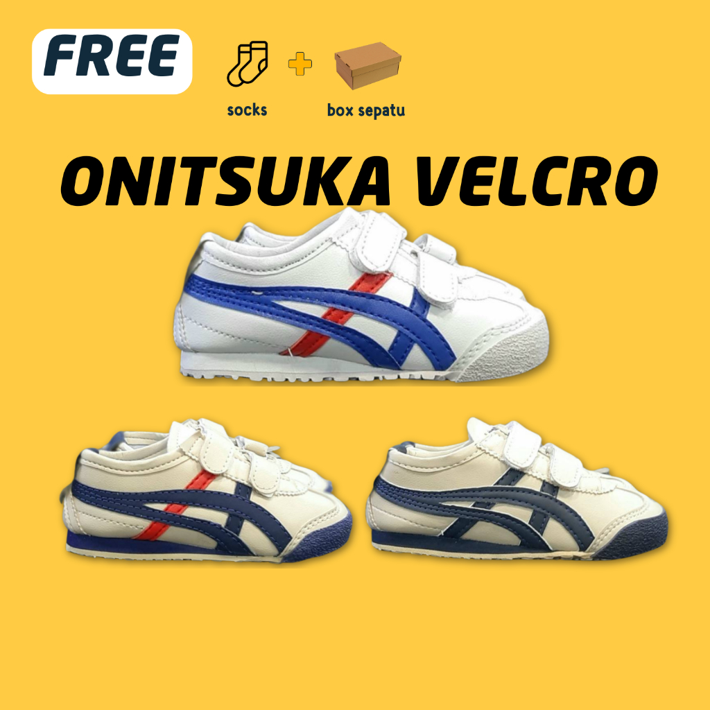 Sepatu Anak Asic Onitsuk Abu Navy Hitam - Sepatu Asic Kids