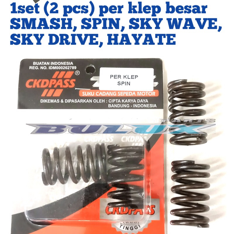 1 Set 2pcs PER KLEP SPRING VALVE SUZUKI SPIN SKY WAVE DRIVE HAYATE SPIN CKDPASS KUALITAS ORIGINAL