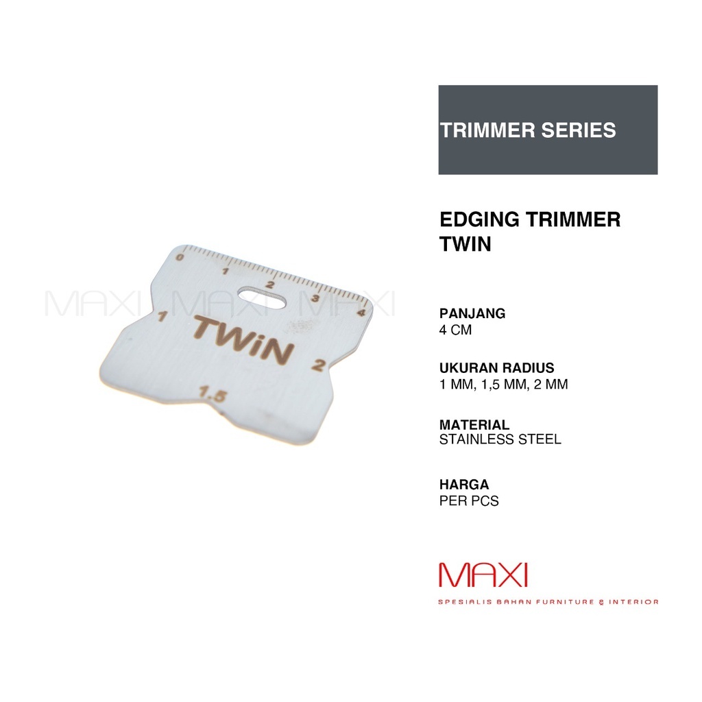 TACO/TWIN Trimmer - Tool Potong Pemotong Tepian HPL / PVC Edging